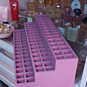 Pink and Purple Makeup Organizer